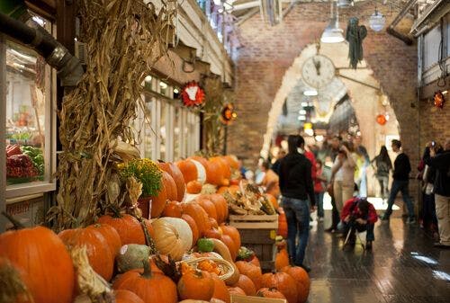 Le Chelsea Market à l'automne