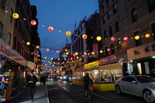 Les lanternes de Chinatown