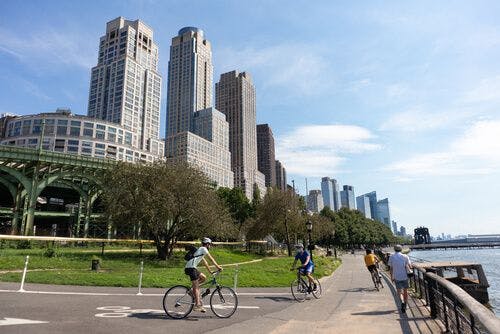 La jetée de Riverside Park