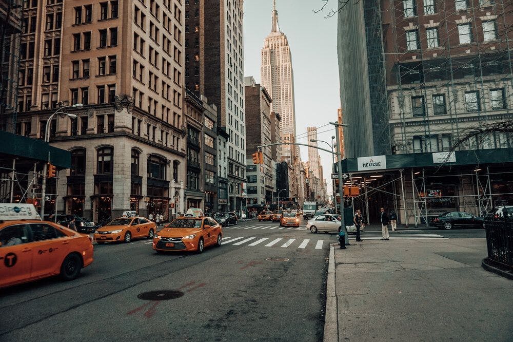 New-York et ses légendaires taxis jaunes