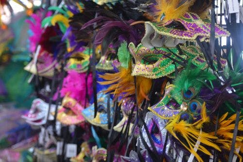 Les masques de Mardi Gras