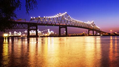 Le pont Horace Wilkinson à Baton Rouge