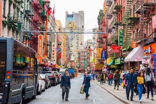 Image de Le quartier Chinatown de Manhattan