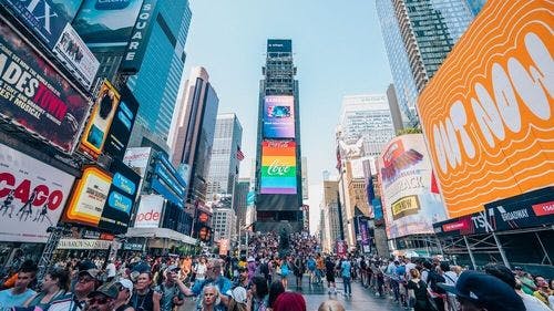 Image de Le quartier de Midtown et Times Square à New-York