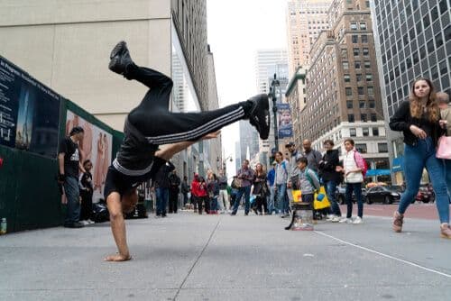 Street dance à New York