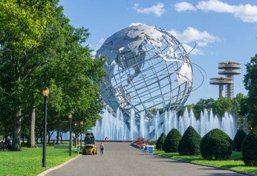 L'Unisphère au Flushing Meadows Corona Park