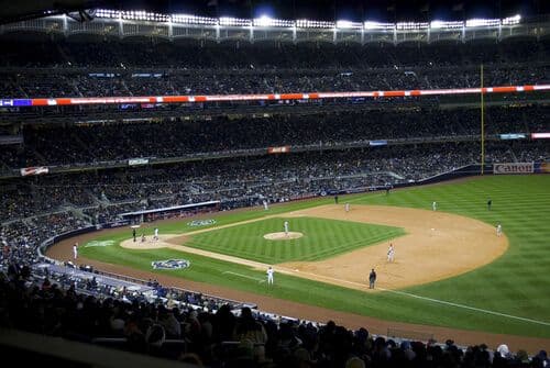 Match de baseball au Yankee Stadium